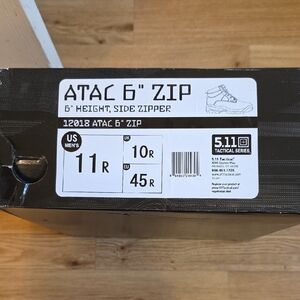 5.11 Tactical ATAC 6" Side Zip Boots - Black